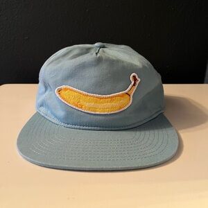 Light Blue Hat with Banana Patch